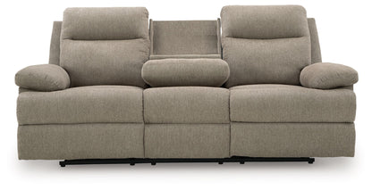 Side - Swipe - Reclining Sofa With Drop Down Table - Hornell Furniture Outlet