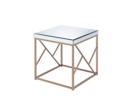 Evelyn - End Table - White - Hornell Furniture Outlet