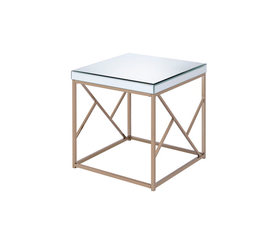 Evelyn - End Table - White - Hornell Furniture Outlet