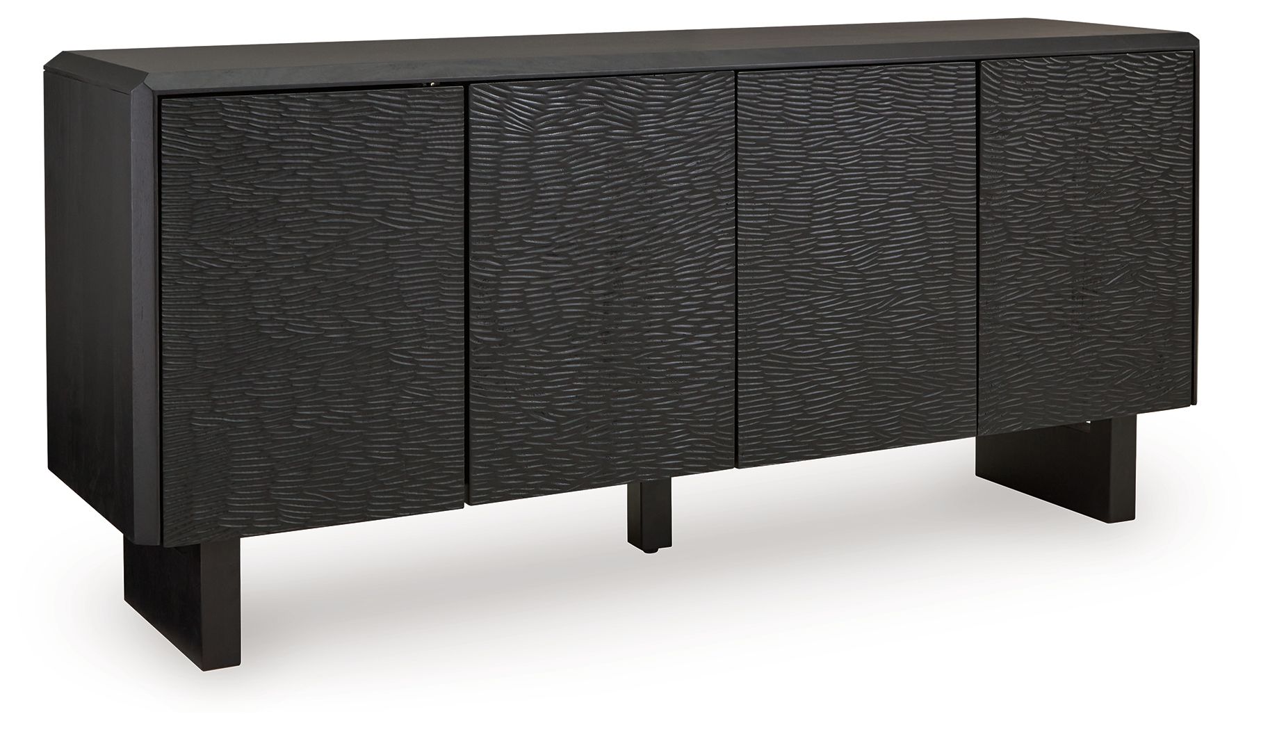 Farrelmore - Black - Accent Cabinet - Hornell Furniture Outlet