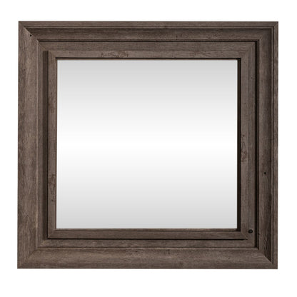Horizons - Lighted Mirror - Gray - Hornell Furniture Outlet