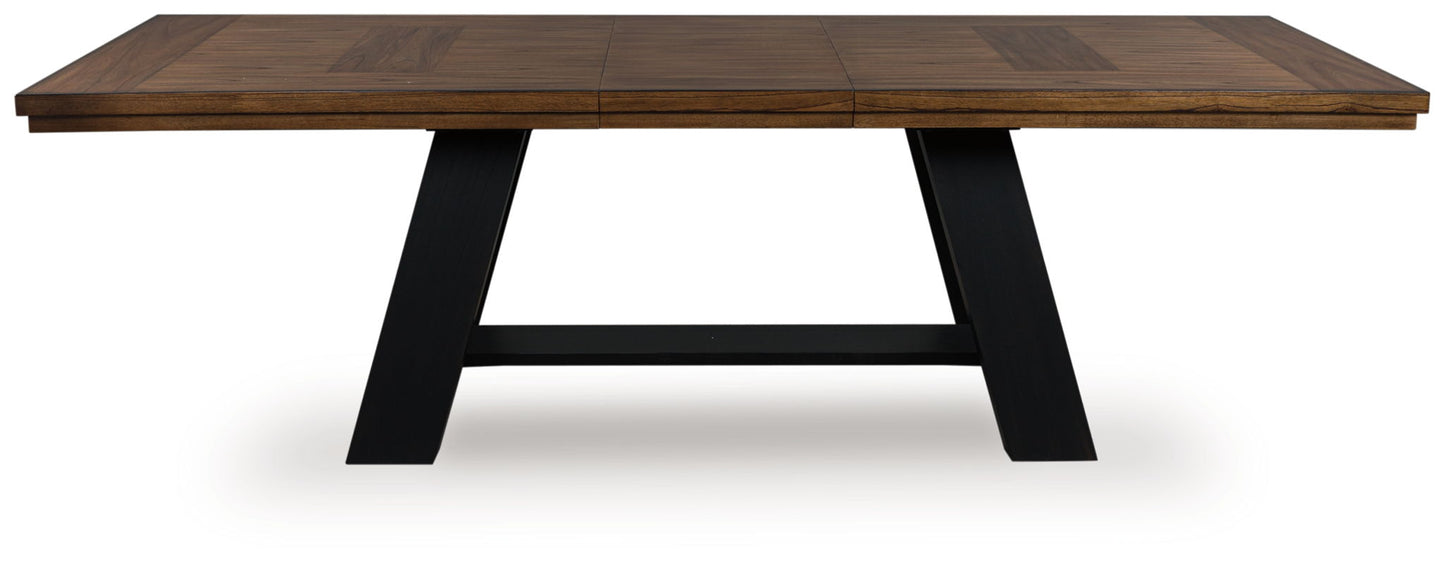 Greddinton - Brown / Black - Dining Extension Table - Hornell Furniture Outlet