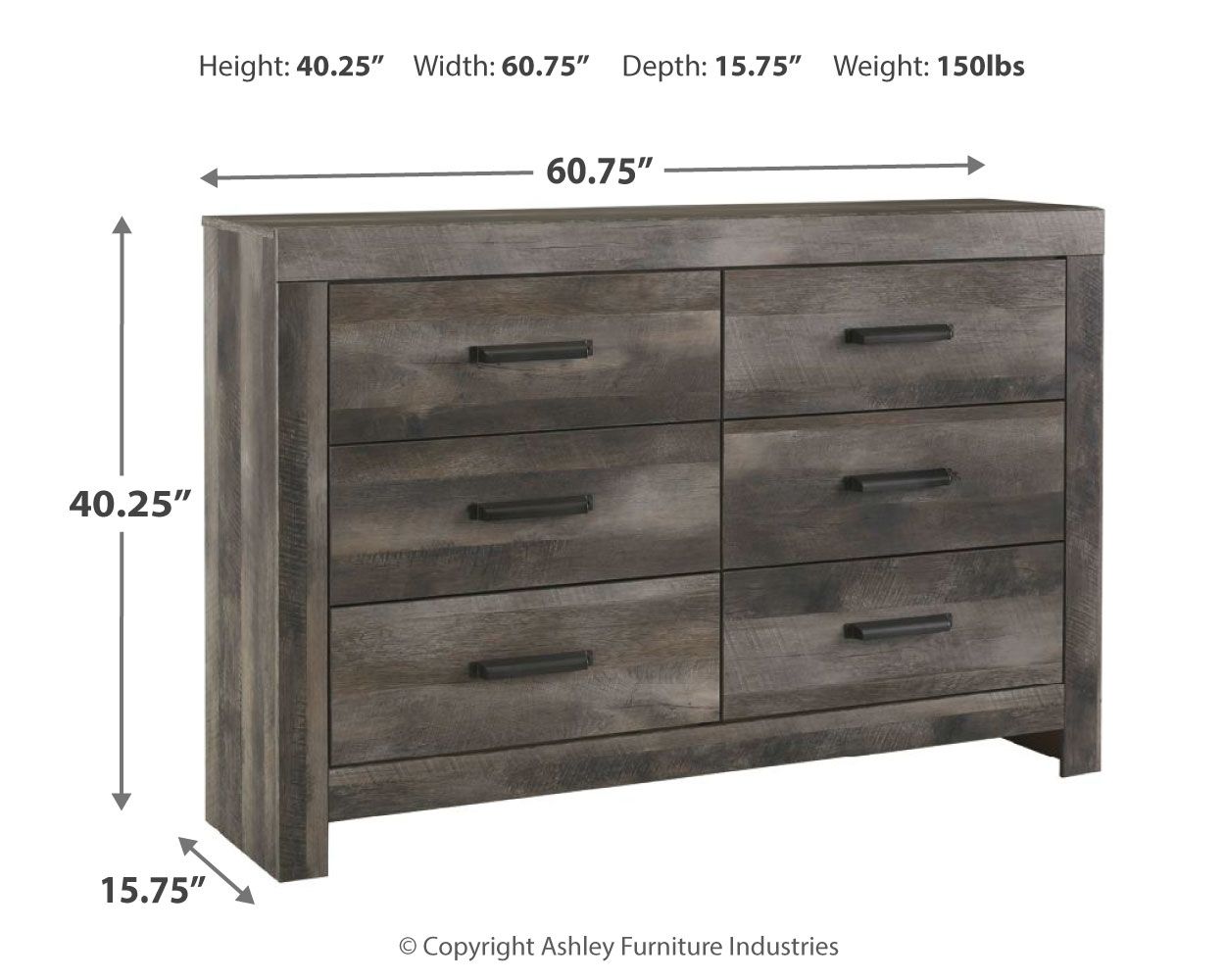 Wynnlow - Crossbuck Panel Bedroom Set - Hornell Furniture Outlet