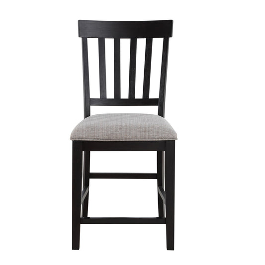 Halle - Counter Chair (Set of 2) - Dark Brown - Hornell Furniture Outlet