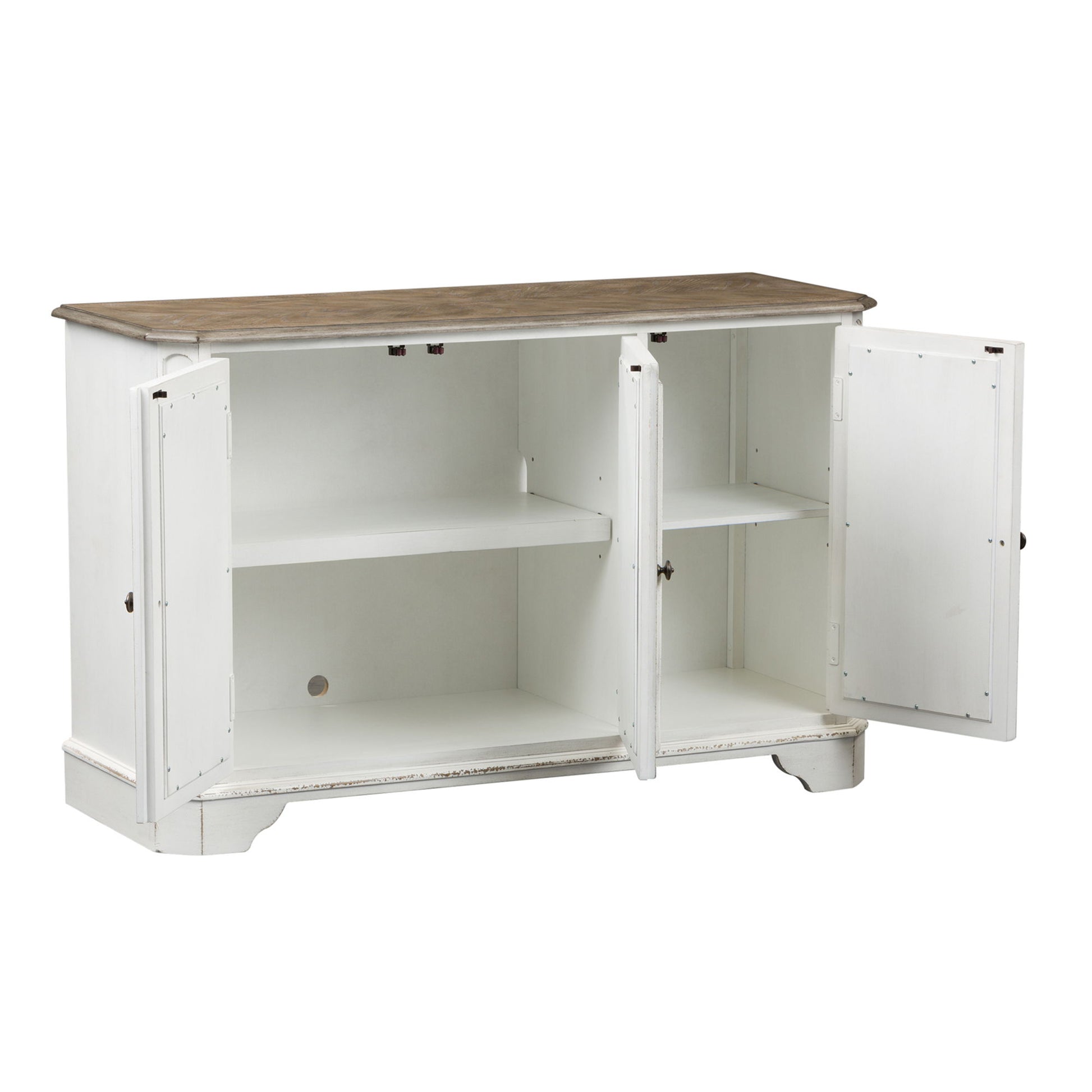 Magnolia Manor - Hall Console - White - Hornell Furniture Outlet