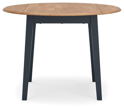 Gesthaven - Round Dining Room Drop Leaf Table Set - Hornell Furniture Outlet