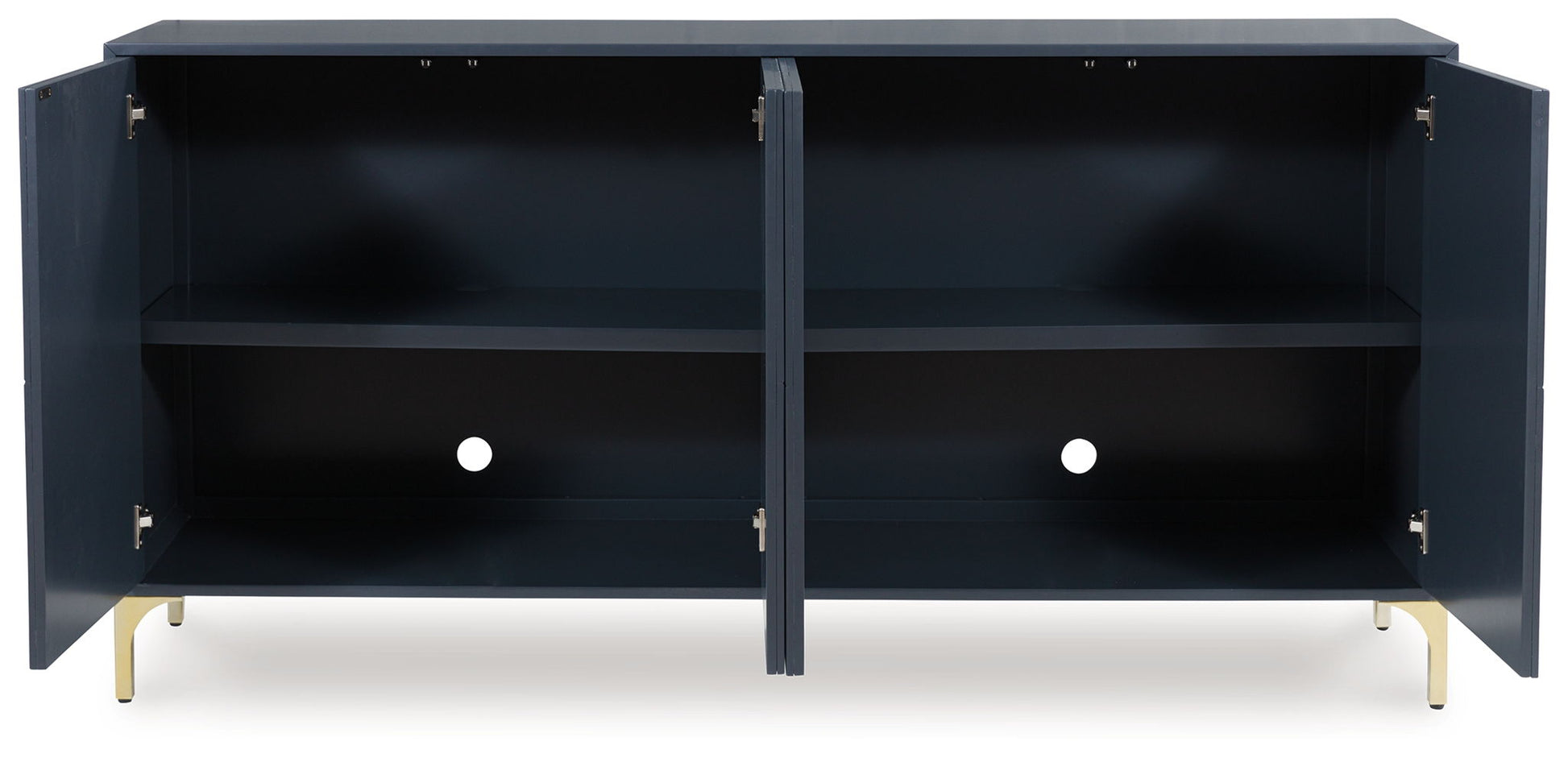 Loirwick - Dark Blue - Accent Cabinet - Hornell Furniture Outlet