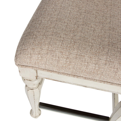 Magnolia Manor - Counter Height Chair - White - Hornell Furniture Outlet