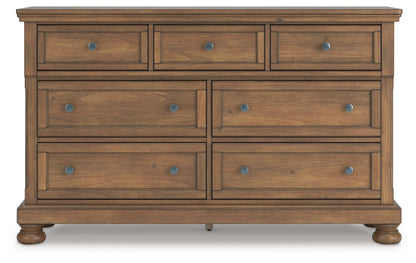 Feddinger - Dresser - Medium Brown - Hornell Furniture Outlet