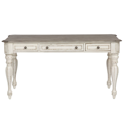 Magnolia Manor - 3 Piece Home Office Set (Desk & Hutch) - White - Hornell Furniture Outlet