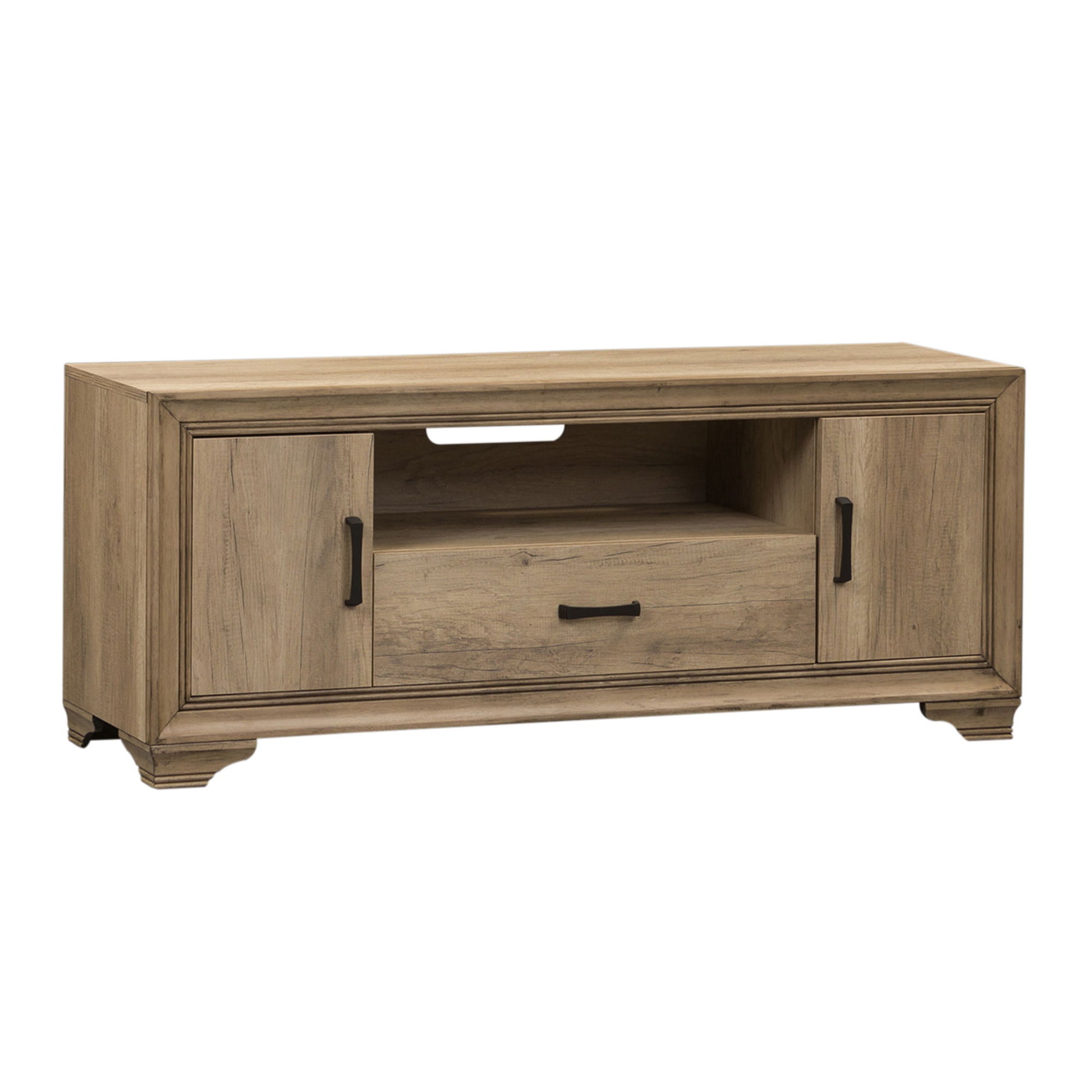 Sun Valley - 60" TV Console - Light Brown - Hornell Furniture Outlet