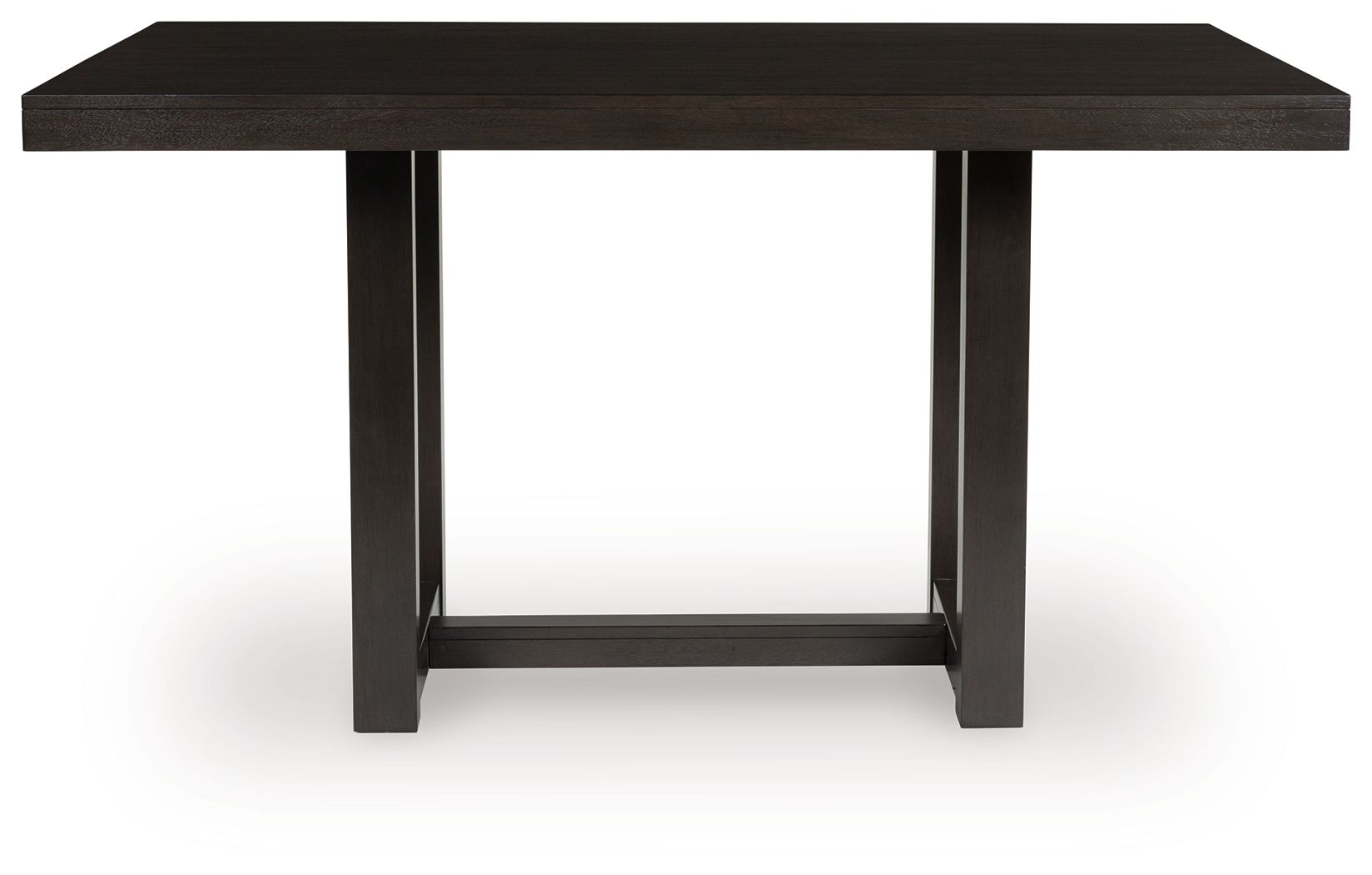 Neymorton - Dark Grayish Brown - 5 Pc. - Rectangular Dining Room Counter Table, 4 Barstools - Hornell Furniture Outlet