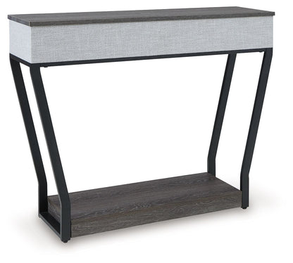 Sethlen - Gray / Black - Console Sofa Table - Hornell Furniture Outlet
