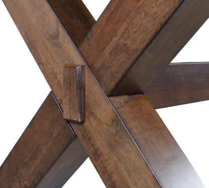 Astoria - Trestle Table - Dark Brown - Hornell Furniture Outlet