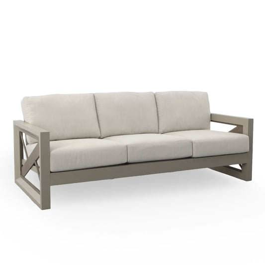 Dalilah - Patio Sofa - Gray - Hornell Furniture Outlet