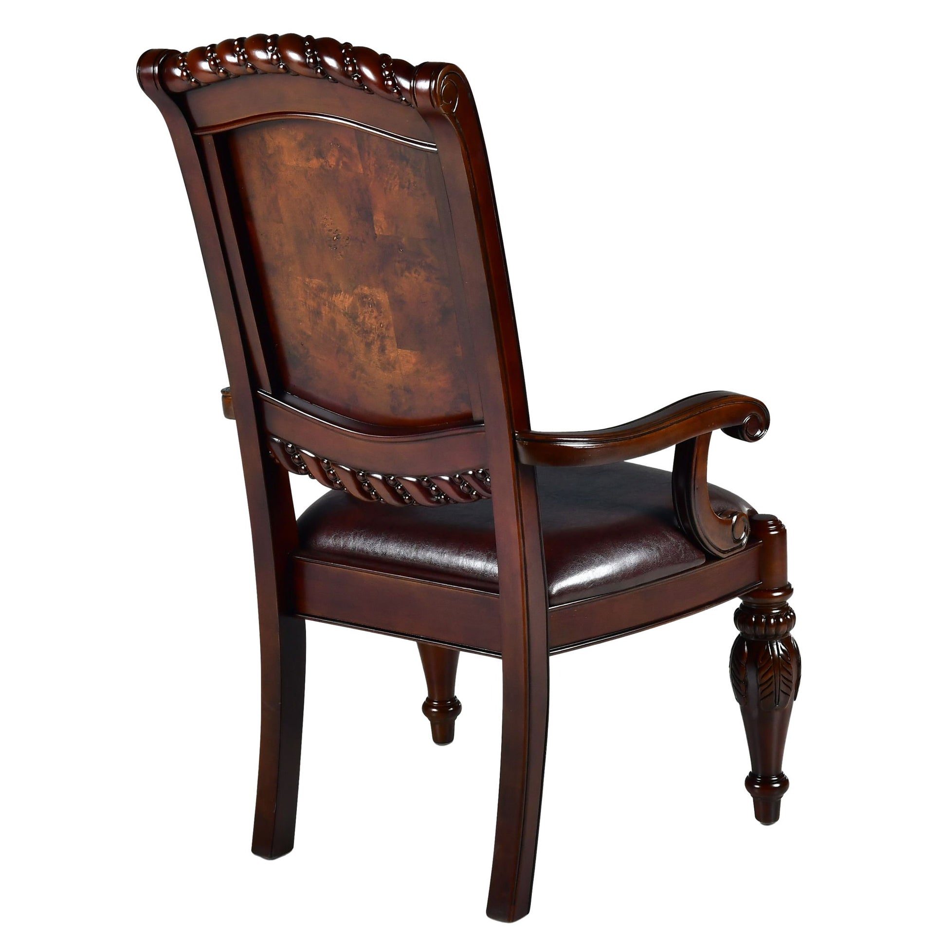 Antoinette - Arm Chair (Set of 2) - Dark Brown - Hornell Furniture Outlet