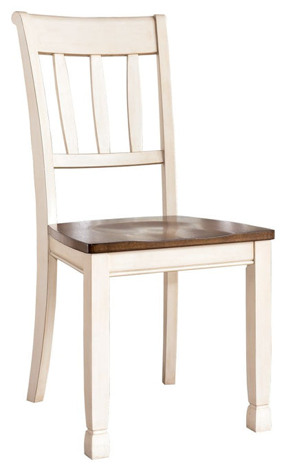 Whitesburg - Brown / Cottage White - Dining Room Side Chair (Set of 2) - Hornell Furniture Outlet