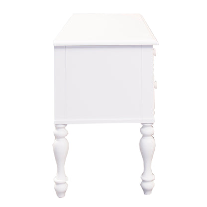 Summer House - Wood Vanity Desk - White - Hornell Furniture Outlet