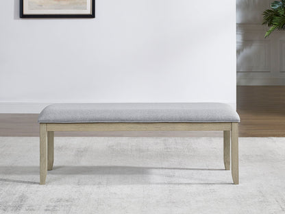 Carena - Upholstered Top Bench - Brown - Hornell Furniture Outlet