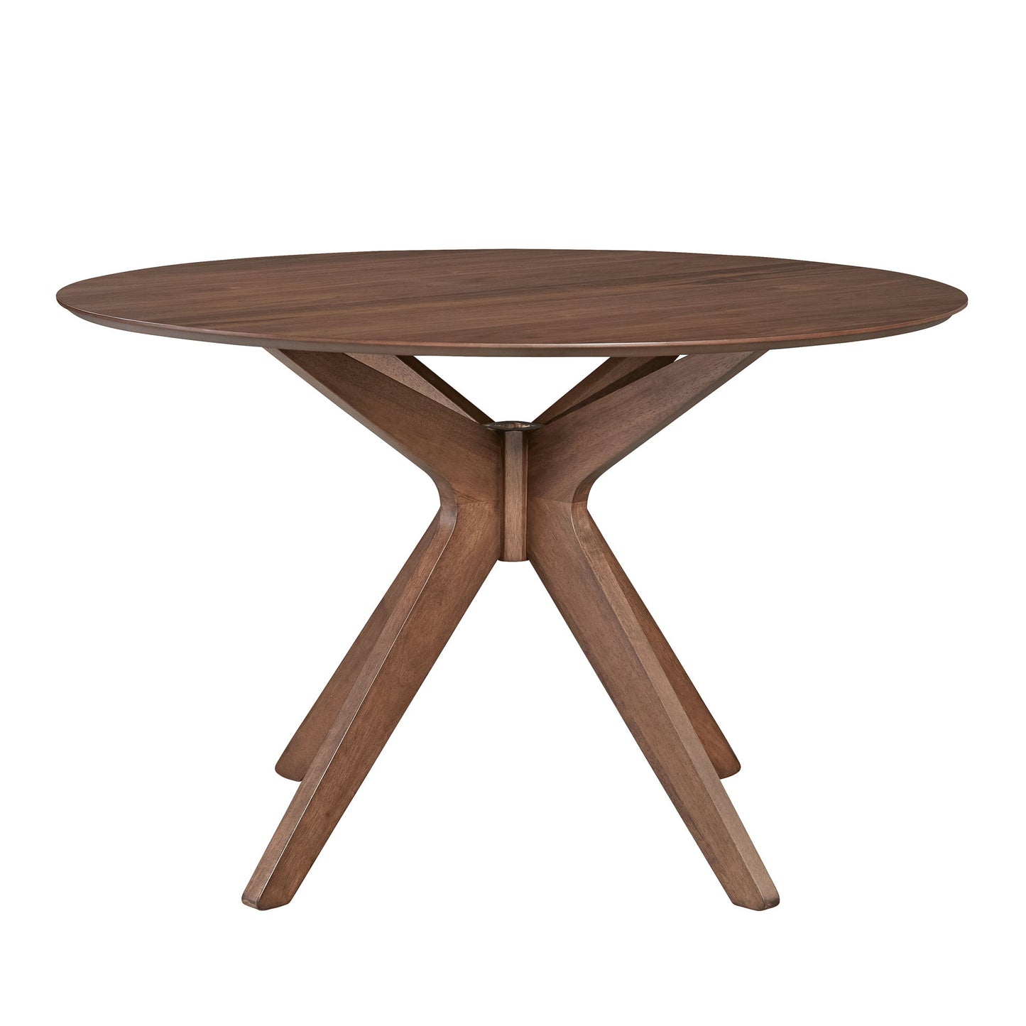 Space Savers - 5 Piece Pedestal Table Set - Dark Brown - Hornell Furniture Outlet