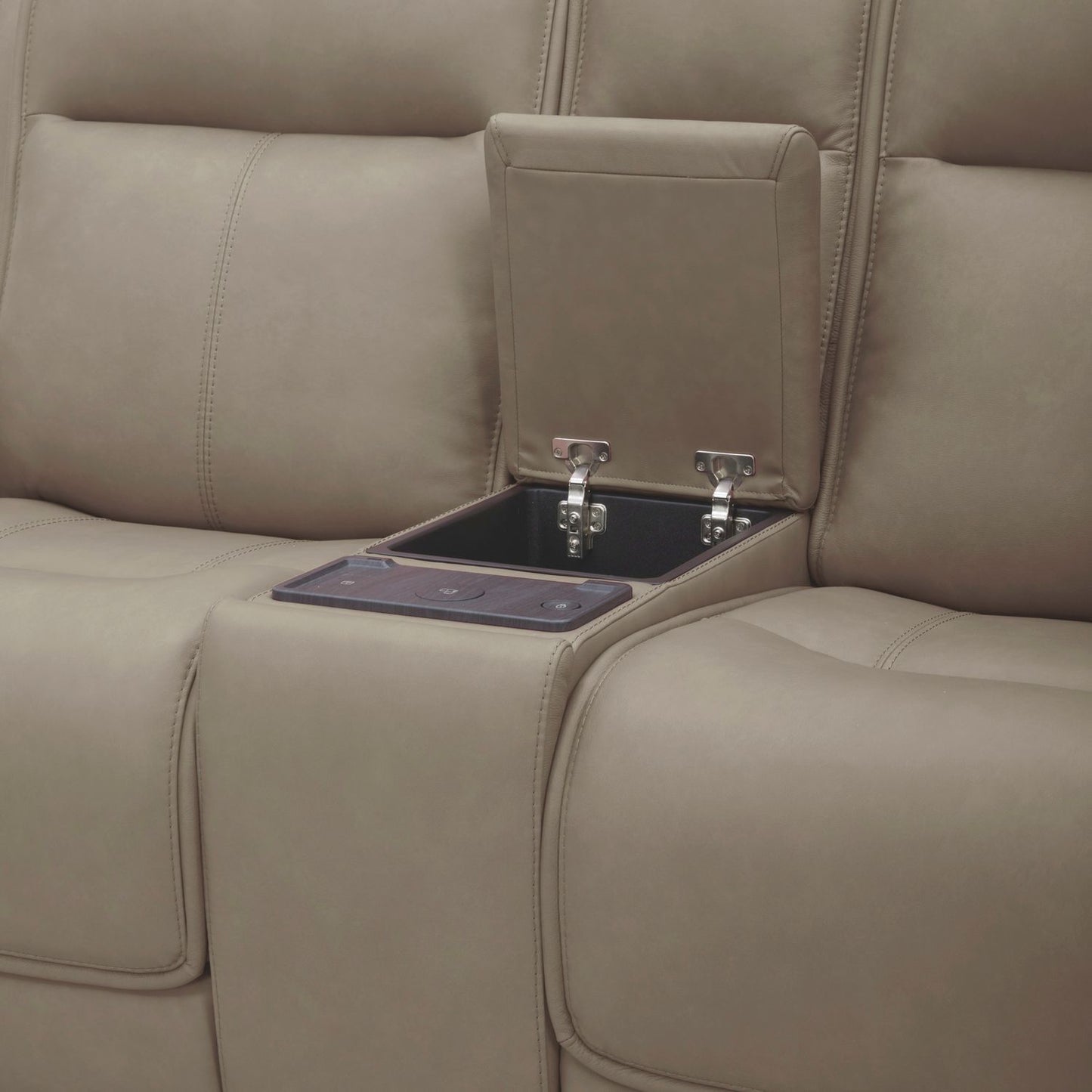 Cora - Loveseat With Console P3 & ZG - Hornell Furniture Outlet