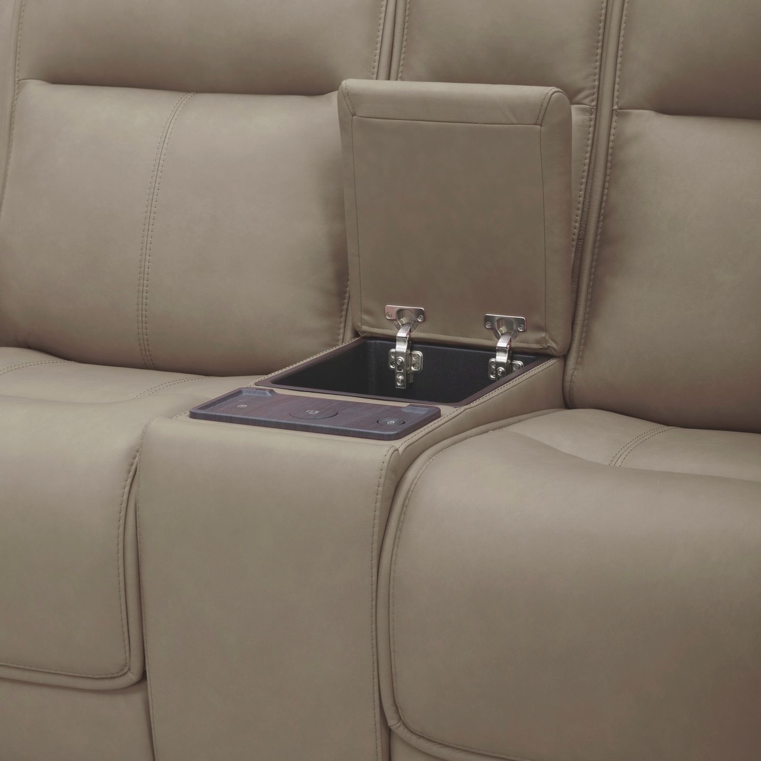 Cora - Loveseat With Console P3 & ZG - Hornell Furniture Outlet