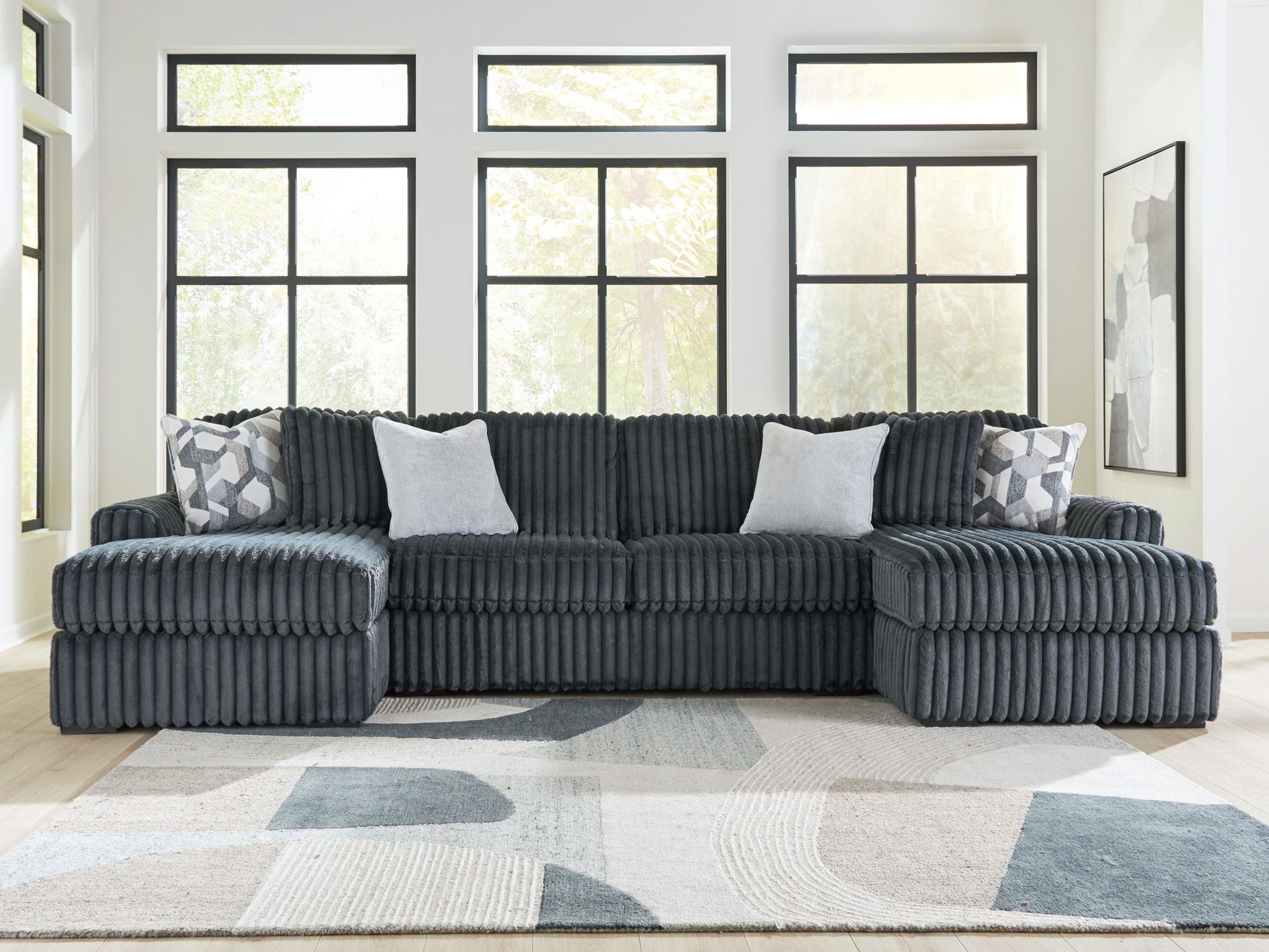 Midnight - Madness - Sectional - Hornell Furniture Outlet