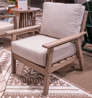 Grover Beach - Driftwood - Lounge Chair With Cushion (Set of 2) - Hornell Furniture Outlet
