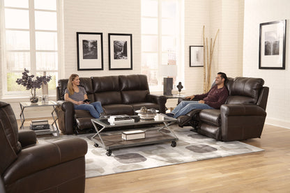 Torretta - Power Lay Flat Reclining Loveseat - Hornell Furniture Outlet