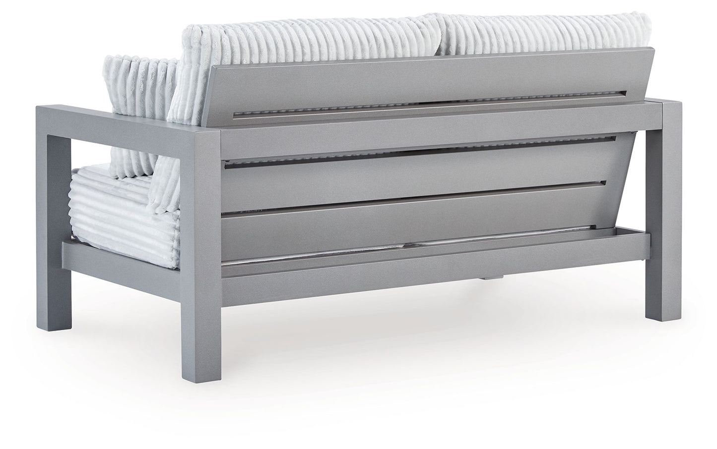 Hurley Park - Gray - Loveseat With Cushion - Hornell Furniture Outlet
