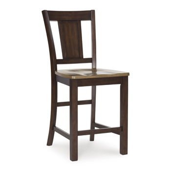 Rylandeen - Light Brown / Dark Brown - Barstool (Set of 2) - Hornell Furniture Outlet