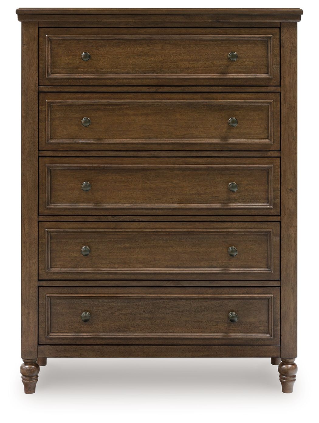 Sturlayne - Brown - Five Drawer Chest - Hornell Furniture Outlet