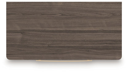Kendanport - Brown / White - Five Drawer Chest - Hornell Furniture Outlet