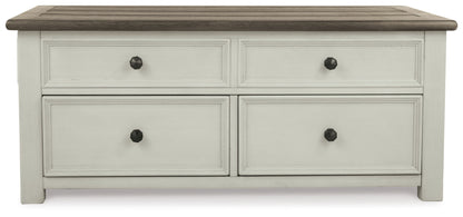 Bolanburg - White / Brown / Beige - Lift Top Cocktail Table - Hornell Furniture Outlet