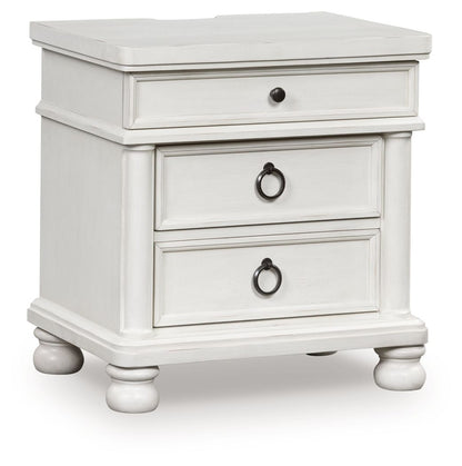 Rowlenstown - Three Drawer Night Stand - Hornell Furniture Outlet