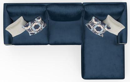 Jetson - Sectional With Comfort Coil Seat Cushions And Included Accent Pillows - Hornell Furniture Outlet