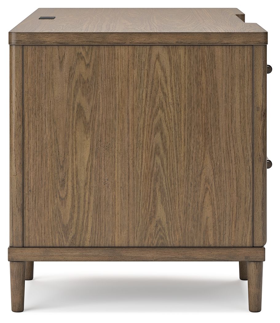 Roanhowe - Brown - Home Office Desk - Hornell Furniture Outlet