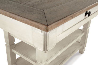Bolanburg - Rectangular Dining Room Counter Table - Beige - Hornell Furniture Outlet