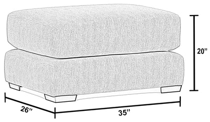 Hyde Park - Ottoman - Hornell Furniture Outlet