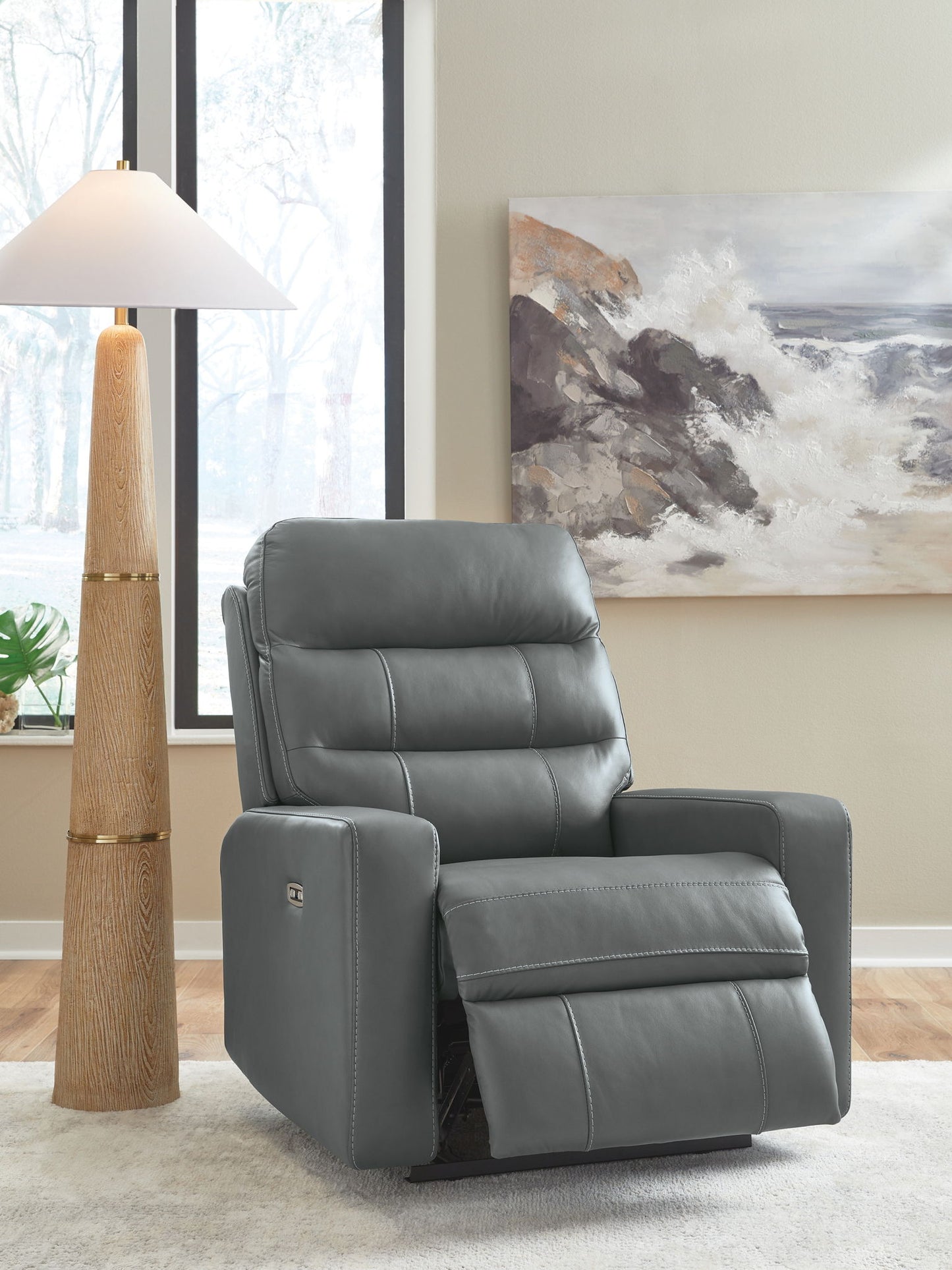 Pennacle Pier - Power Recliner With Adjustable Headrest - Hornell Furniture Outlet