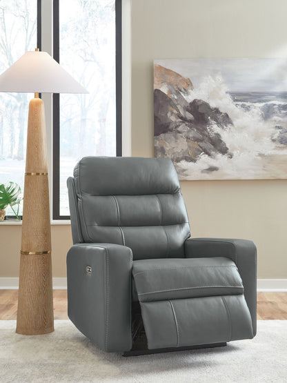 Pennacle Pier - Power Recliner With Adjustable Headrest - Hornell Furniture Outlet