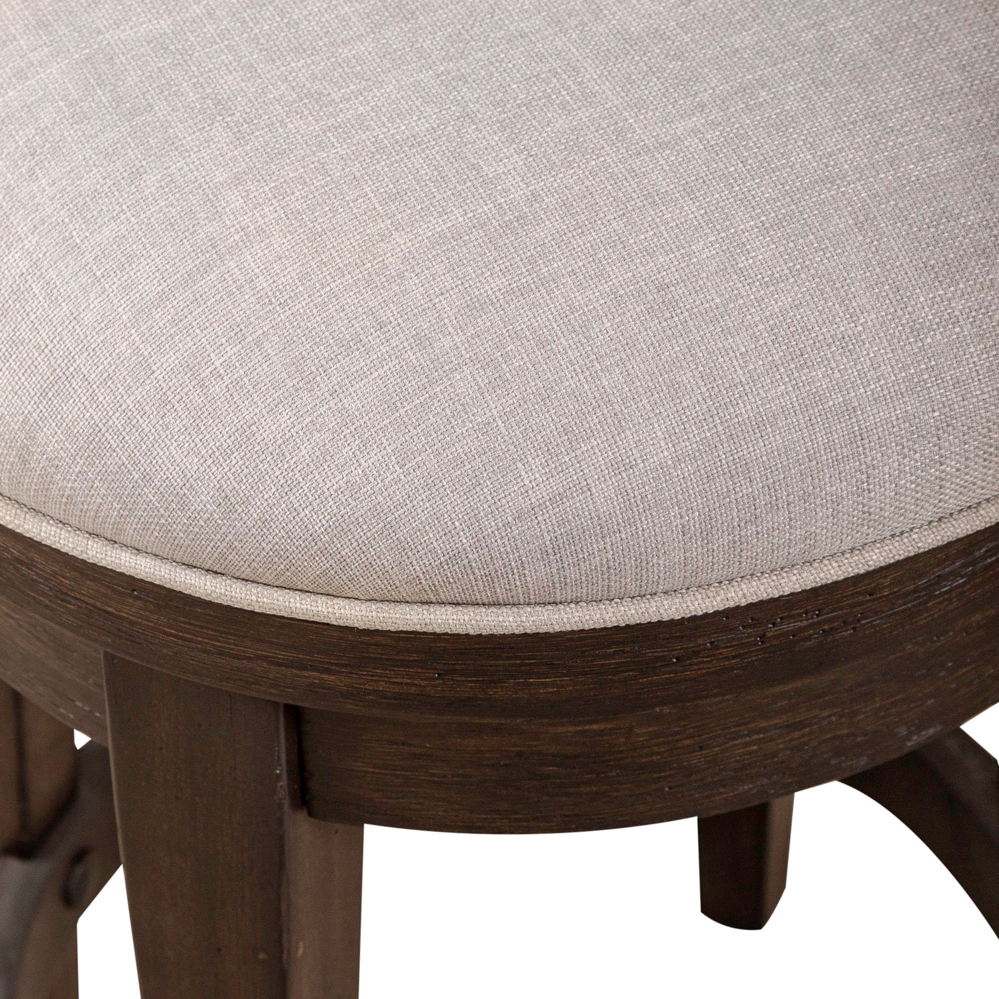 Mill Creek - Console Swivel Stool - Dark Brown - Hornell Furniture Outlet
