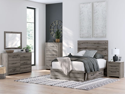 Graystorm - Panel Storage Bed - Hornell Furniture Outlet