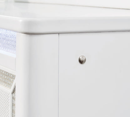 Chalanna - White - Dresser And Mirror - Hornell Furniture Outlet