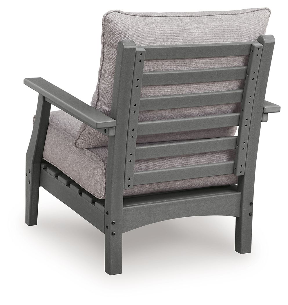 Cove Beach - Lounge Chair With Cushion (Set of 2) - Gray - Hornell Furniture Outlet