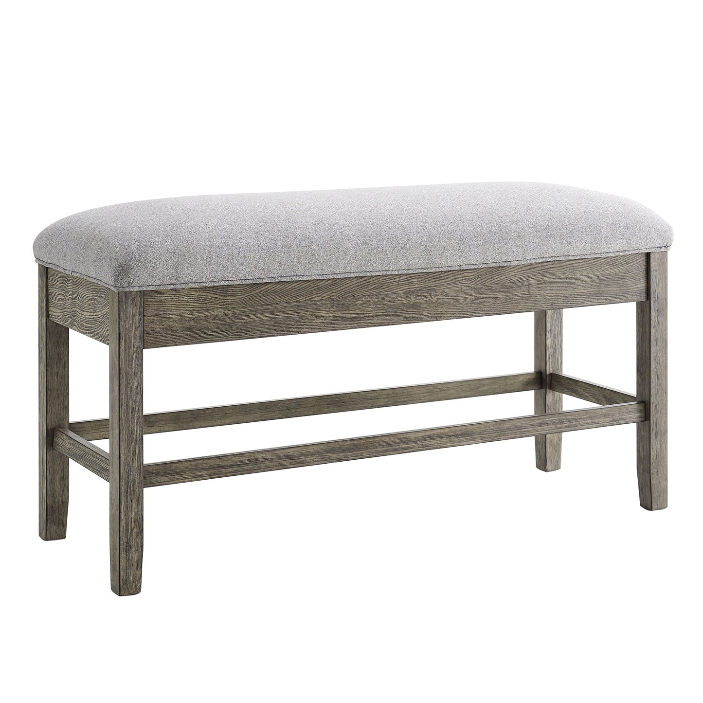 Grayson - Counter Bench - Gray / Light Brown - Hornell Furniture Outlet