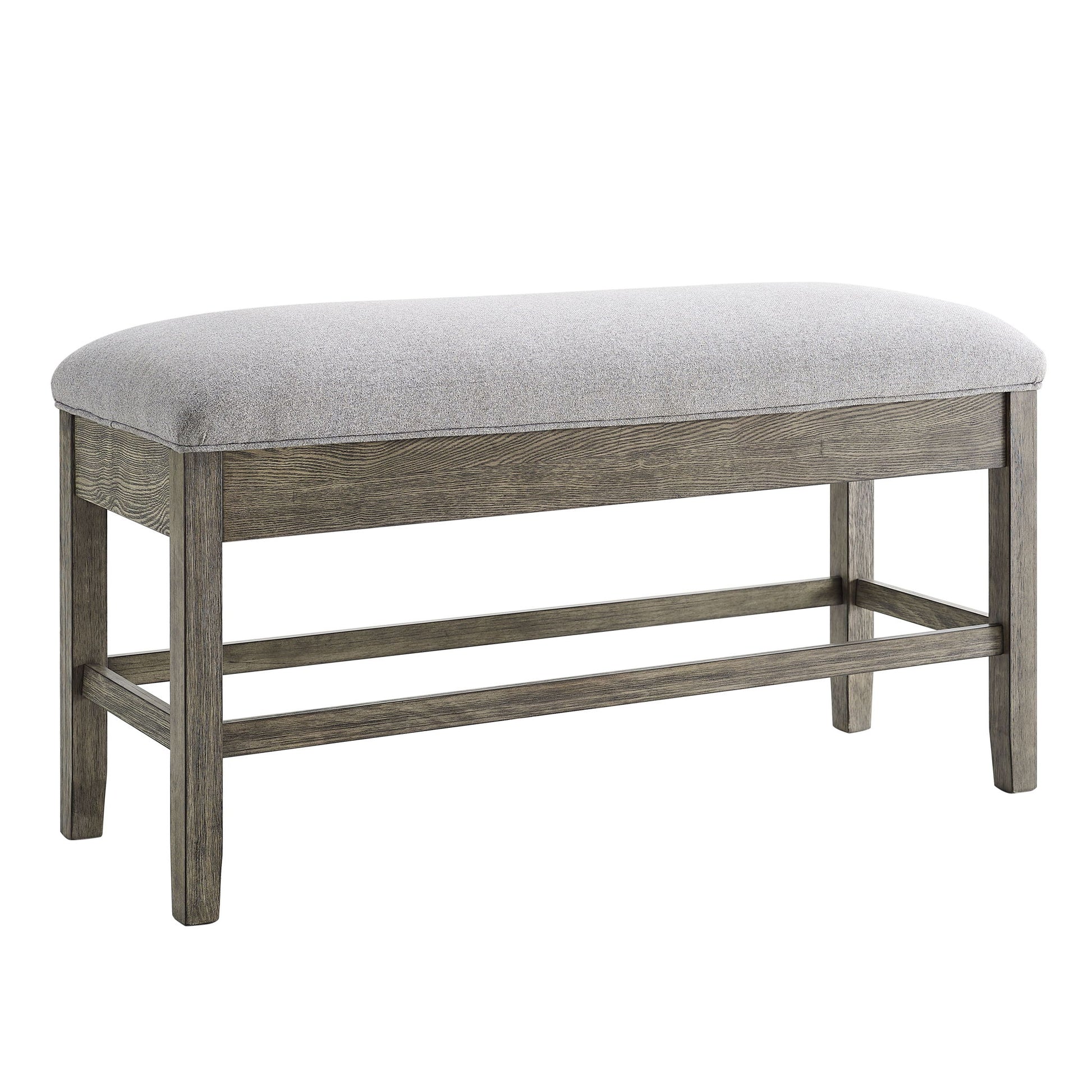 Grayson - Counter Bench - Gray / Light Brown - Hornell Furniture Outlet