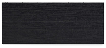 Londer - Black - Five Drawer Chest - Hornell Furniture Outlet