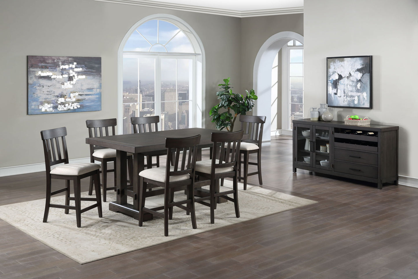 Napa - Counter Dining Set - Hornell Furniture Outlet