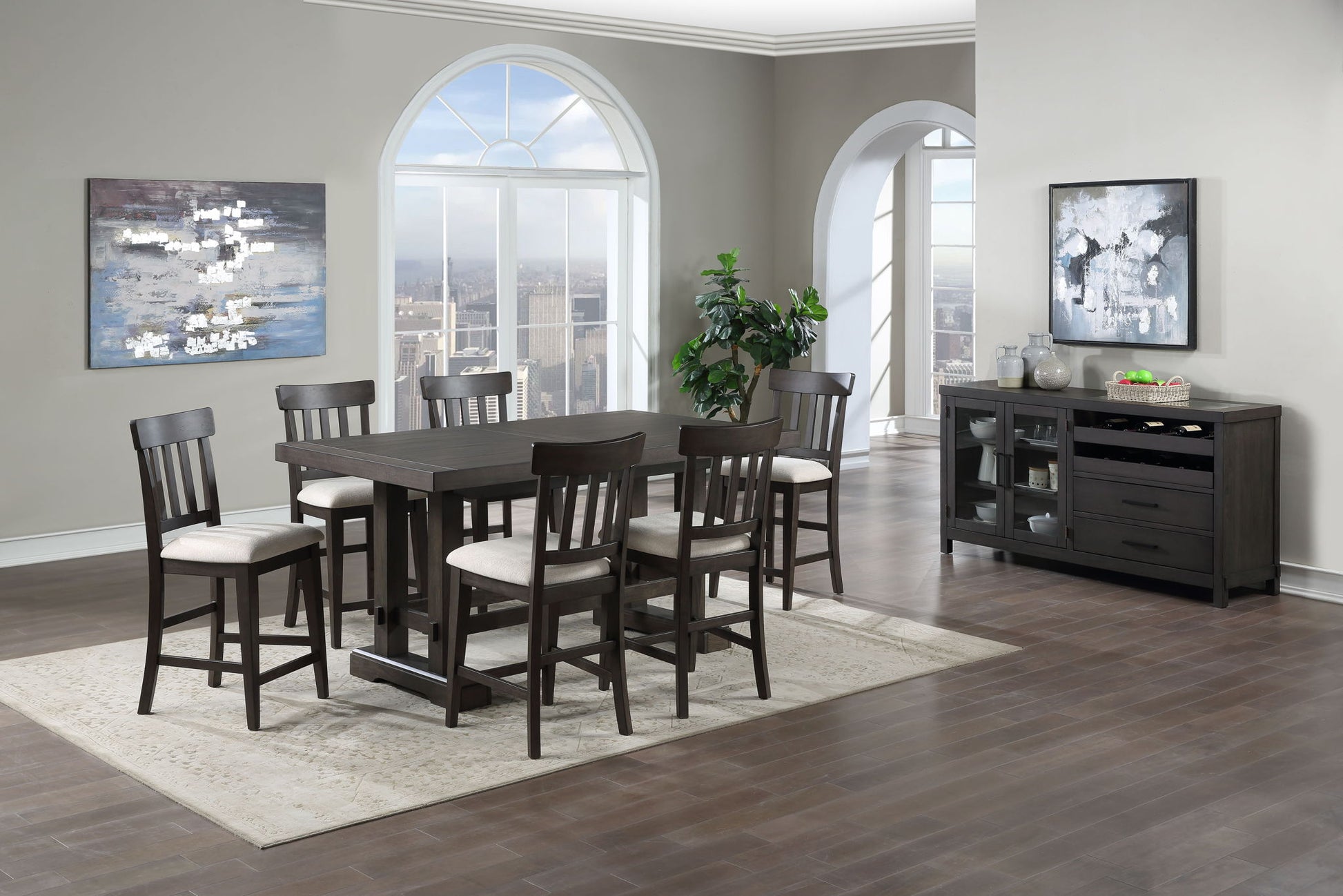 Napa - Counter Dining Set - Hornell Furniture Outlet